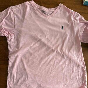 Polo Ralph Lauren Classic Fit T-Shirt- Pink Size: Large